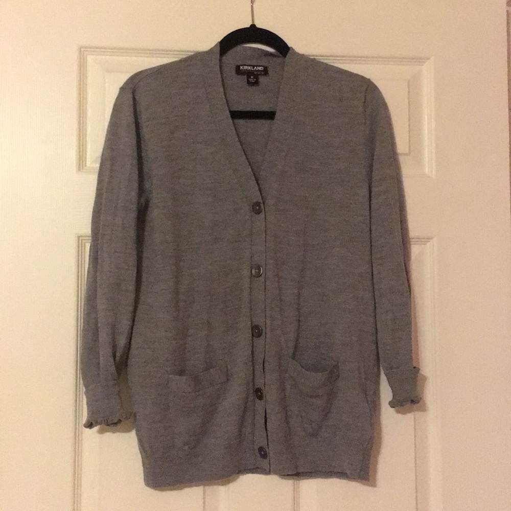 merino wool cardigan